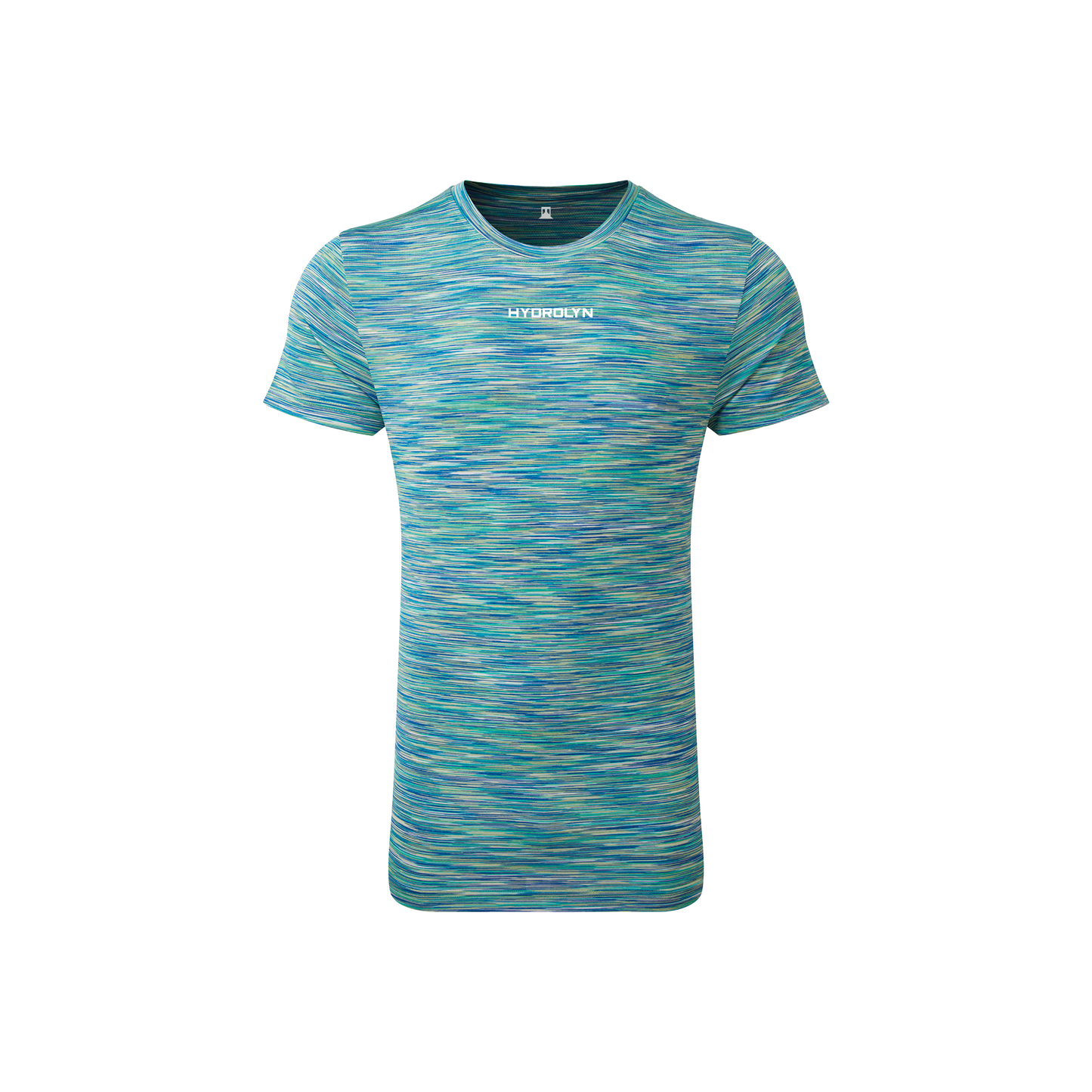 Space Performance T-shirt Green Blue