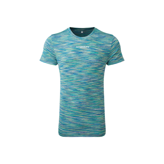 Space Performance T-shirt Green Blue