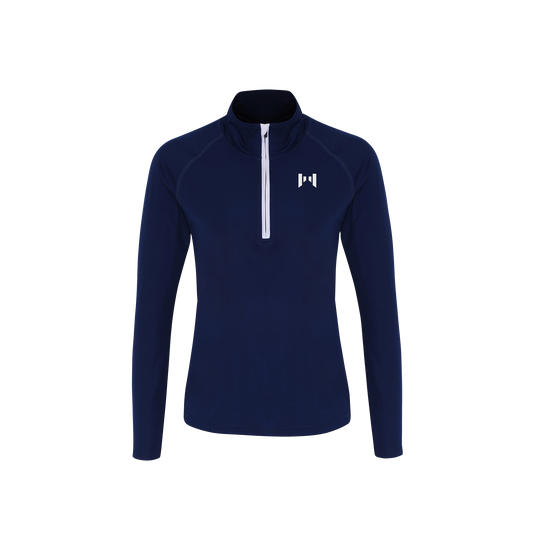 Perform Long Sleeve Top Navy Blue